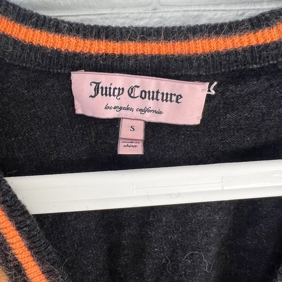 Juicy Couture Knitted V Cut Cardigan Size S - Picture 3 of 4